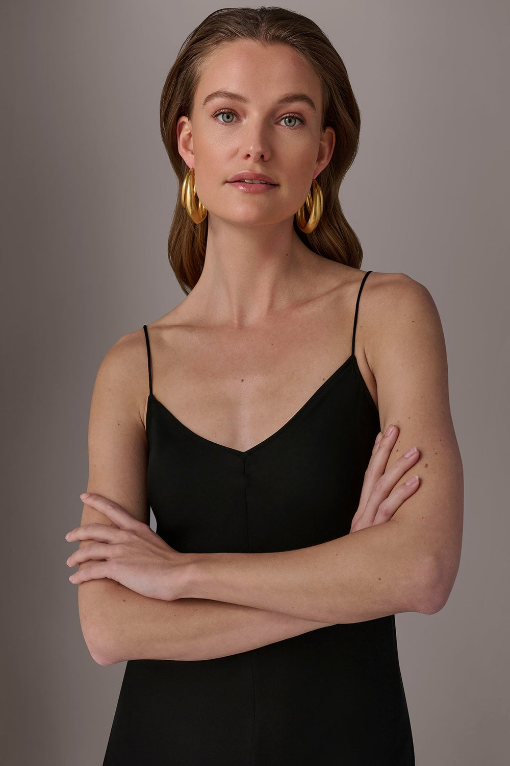 Donna Karan | ORGANIC MOLTEN MULTI ROW HOOP EARRING