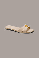 Donna Karan | HALO SQUARE-TOE SLIDE SANDAL