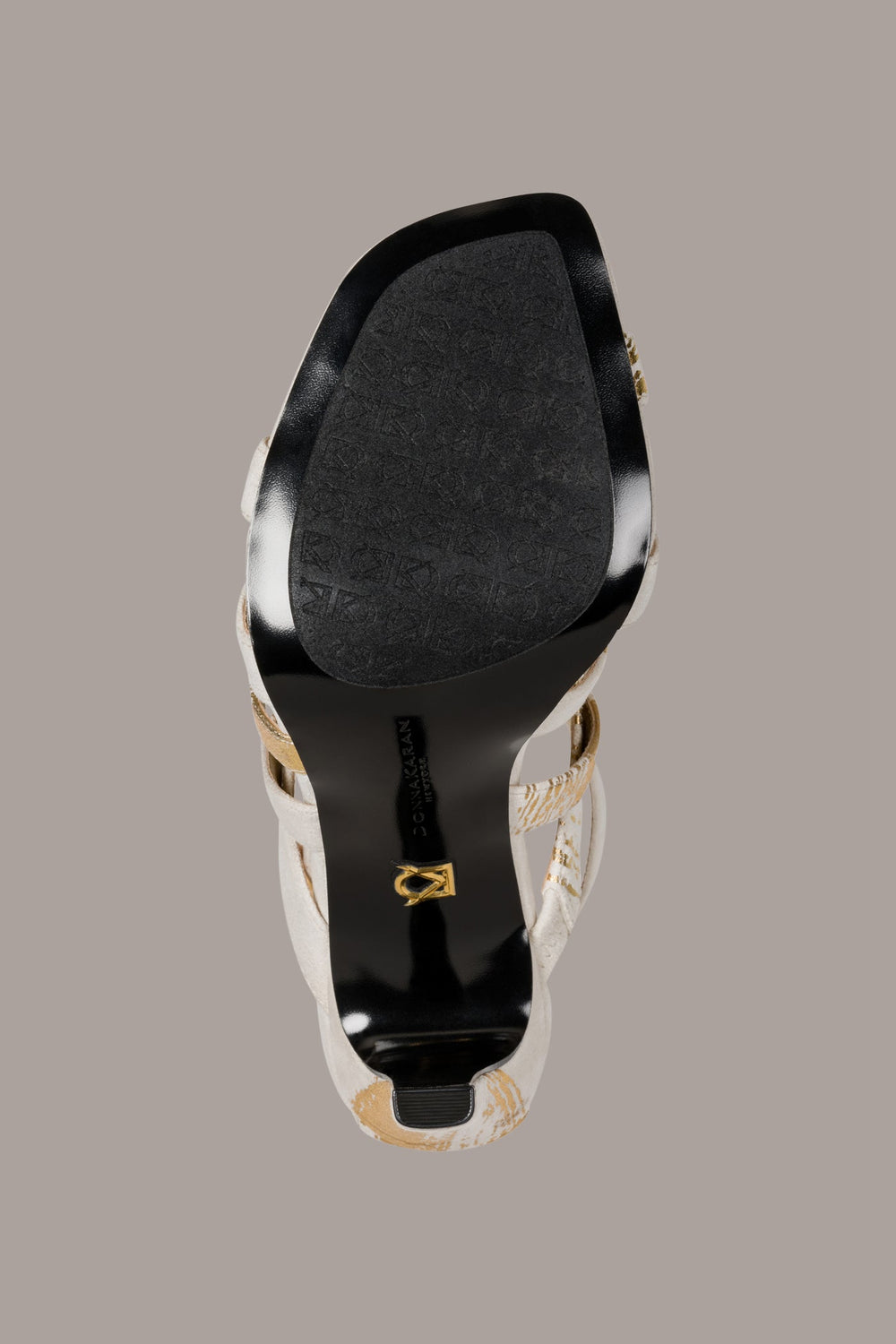 Donna Karan | BRIARROSE METALLIC BRUSHSTROKE SANDAL