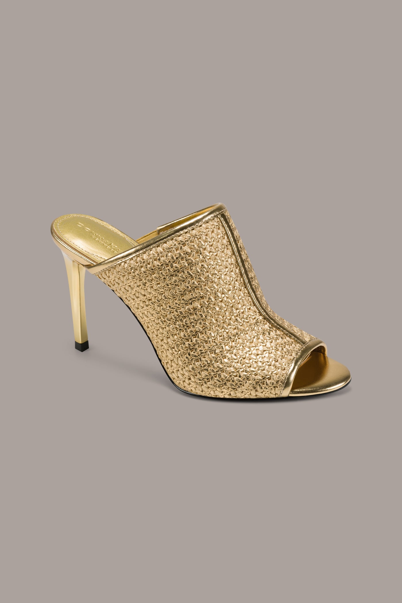 Donna Karan | DONNA METALLIC RAFFIA MULE