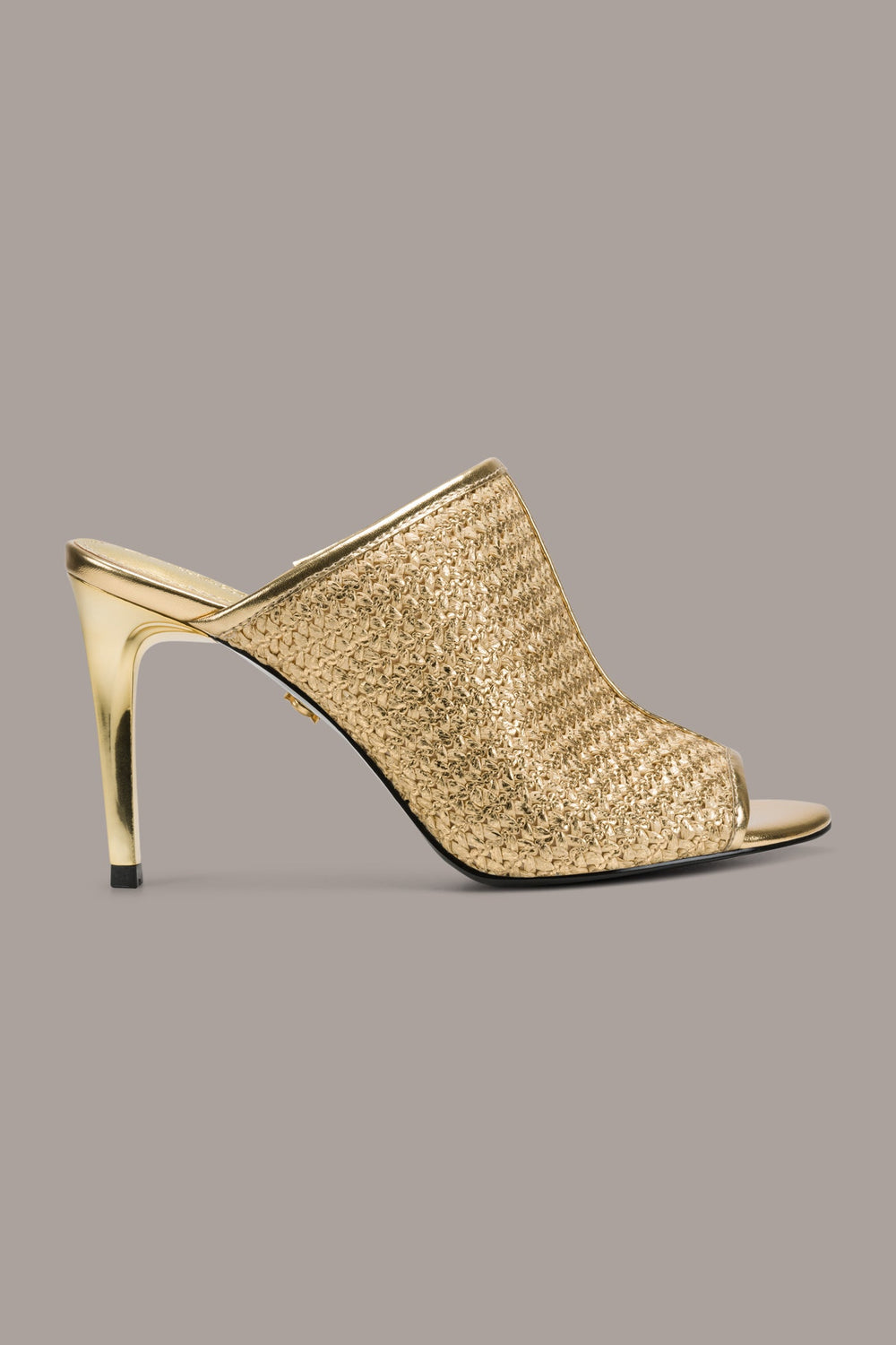 Donna Karan | DONNA METALLIC RAFFIA MULE