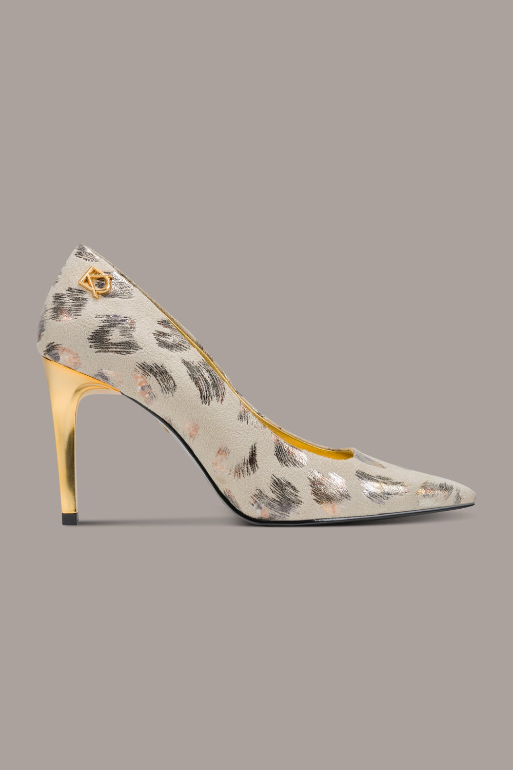 Donna Karan | SAVITA METALLIC LEOPARD HIGH PUMP