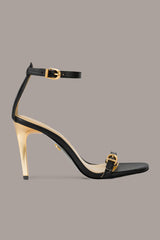 Donna Karan | PRYCE LEATHER ANKLE STRAP SANDAL