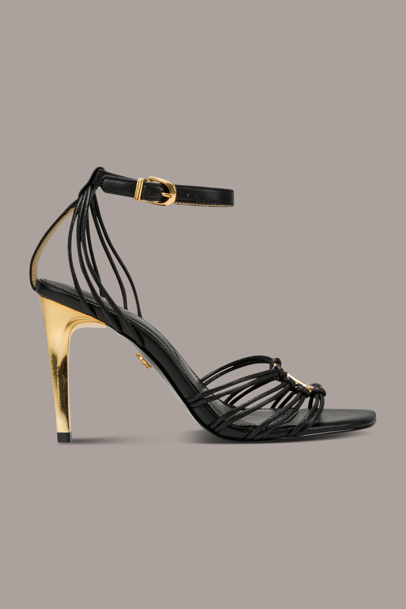 Donna Karan | BRIELLE LOGO STRAPPY STILETTO SANDAL