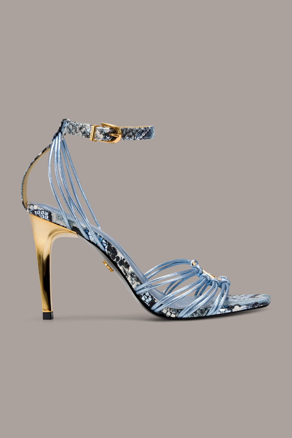 Donna Karan | BRIELLE SNAKE-PRINT STILETTO SANDAL