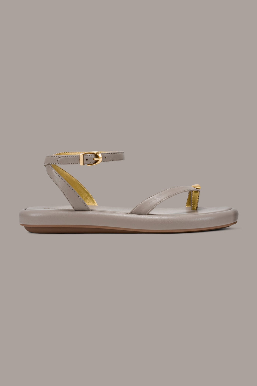 Donna Karan | TABITHA ANKLE STRAP FLAT SANDAL