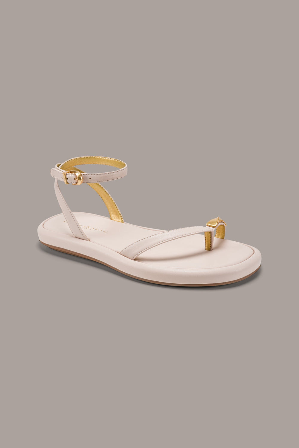 Donna Karan | TABITHA ANKLE STRAP FLAT SANDAL