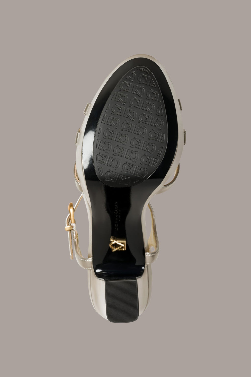Donna Karan | SPENCER METALLIC PLATFORM SANDAL