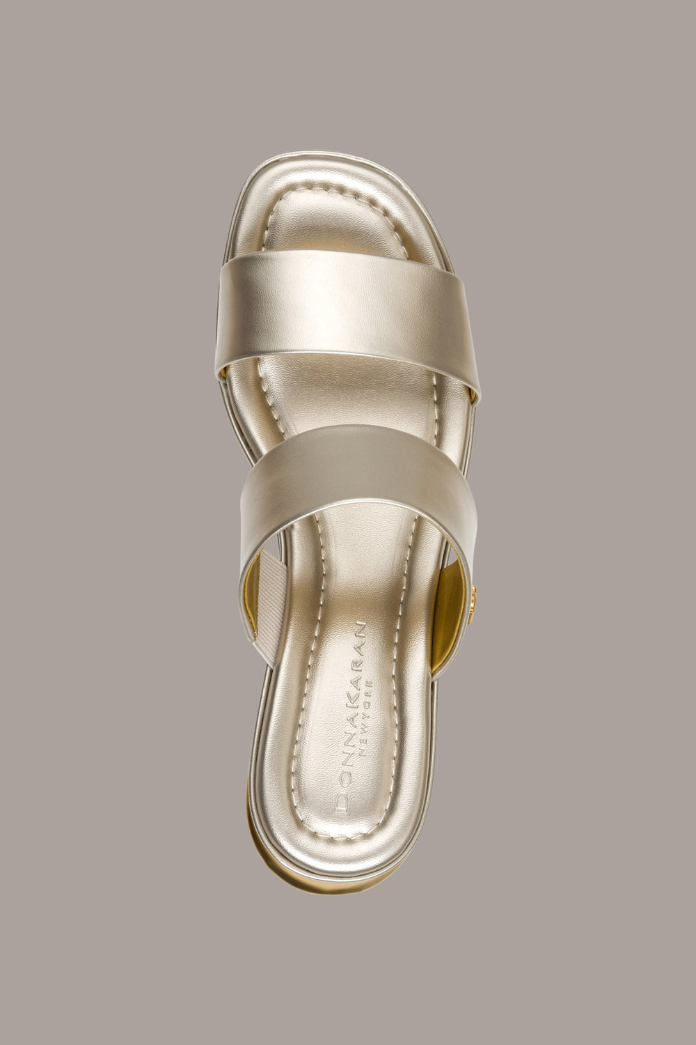Donna Karan | TEAGAN METALLIC MULE SANDAL