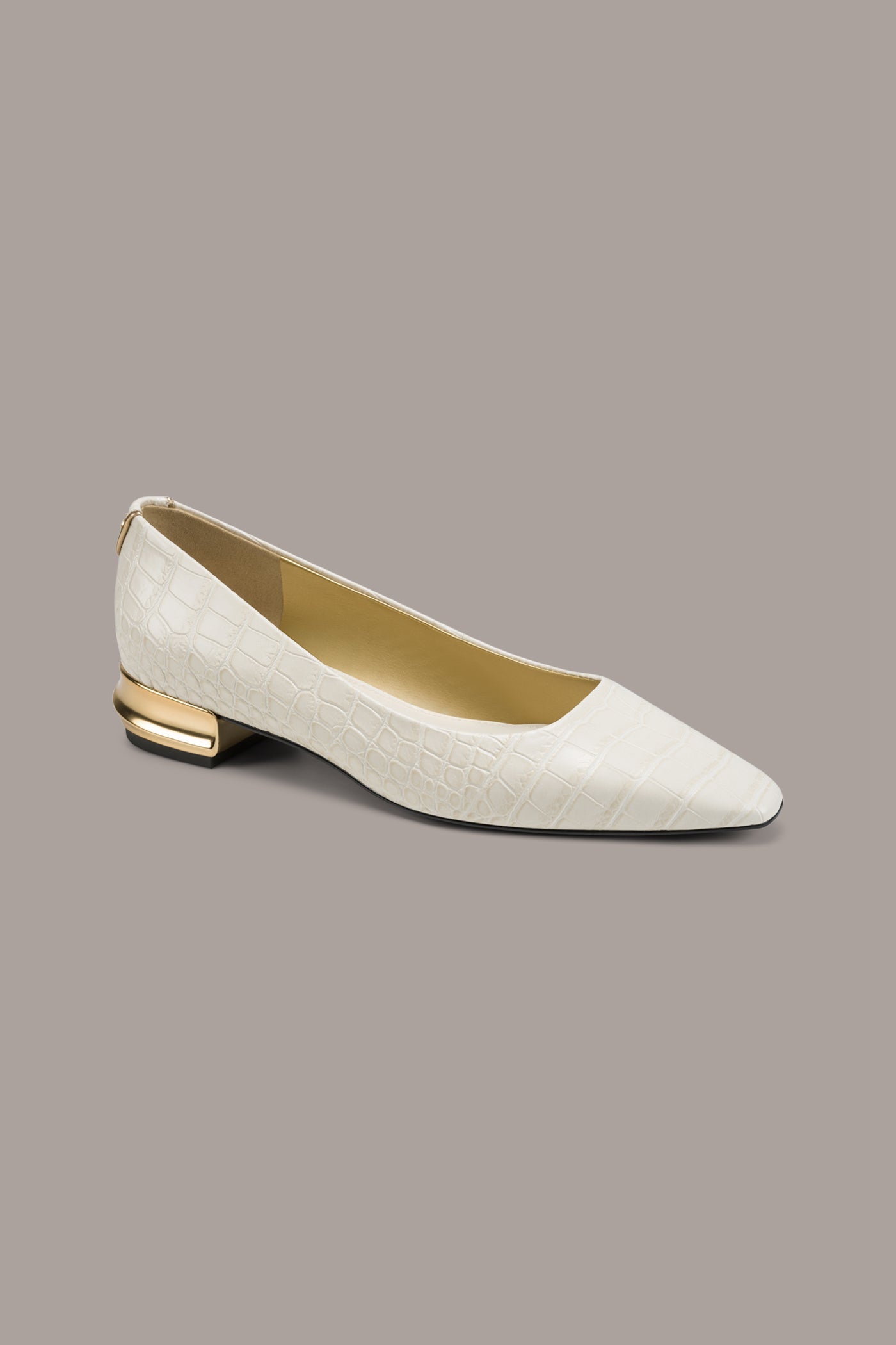 Donna Karan | SAVITA CROC-EFFECT FLAT