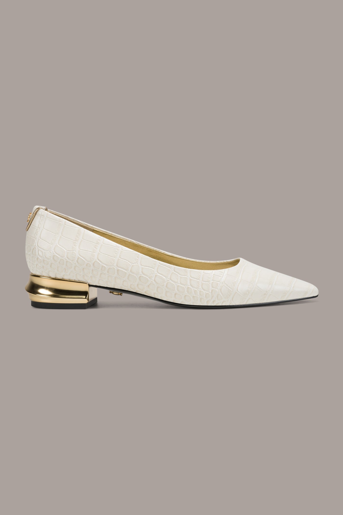 Donna Karan | SAVITA CROC-EFFECT FLAT