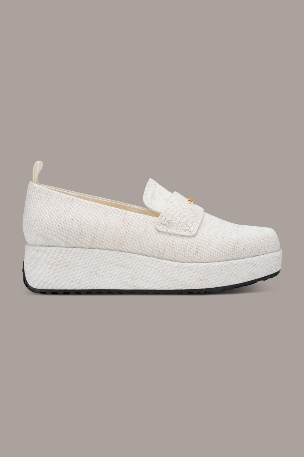 Donna Karan | SABLE CANVAS WEDGE LOAFER