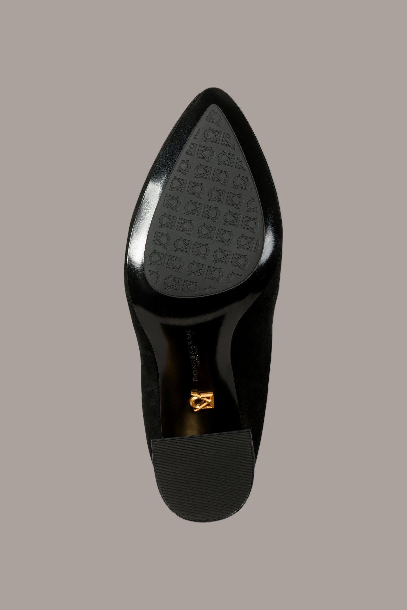 Donna Karan | RAINE SUEDE GOLD-TRIMMED CHELSEA BOOTIE