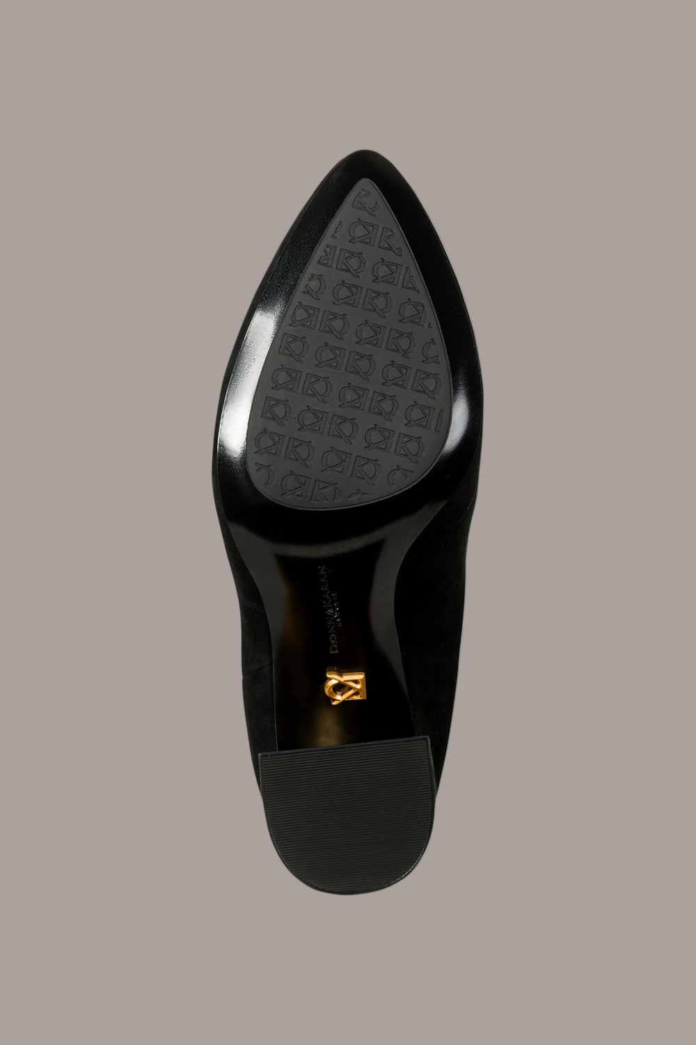 Donna Karan | RAINE SUEDE GOLD-TRIMMED CHELSEA BOOTIE