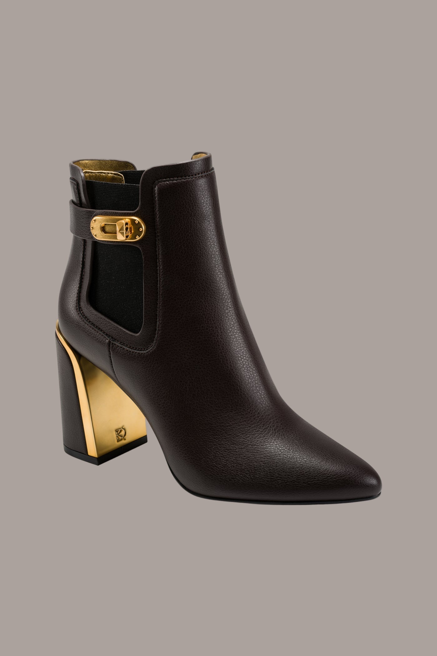 Donna Karan | RAINE GOLD-TRIMMED CHELSEA BOOTIE
