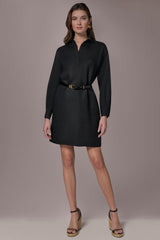 Donna Karan | LINEN-BLEND SHIRT DRESS