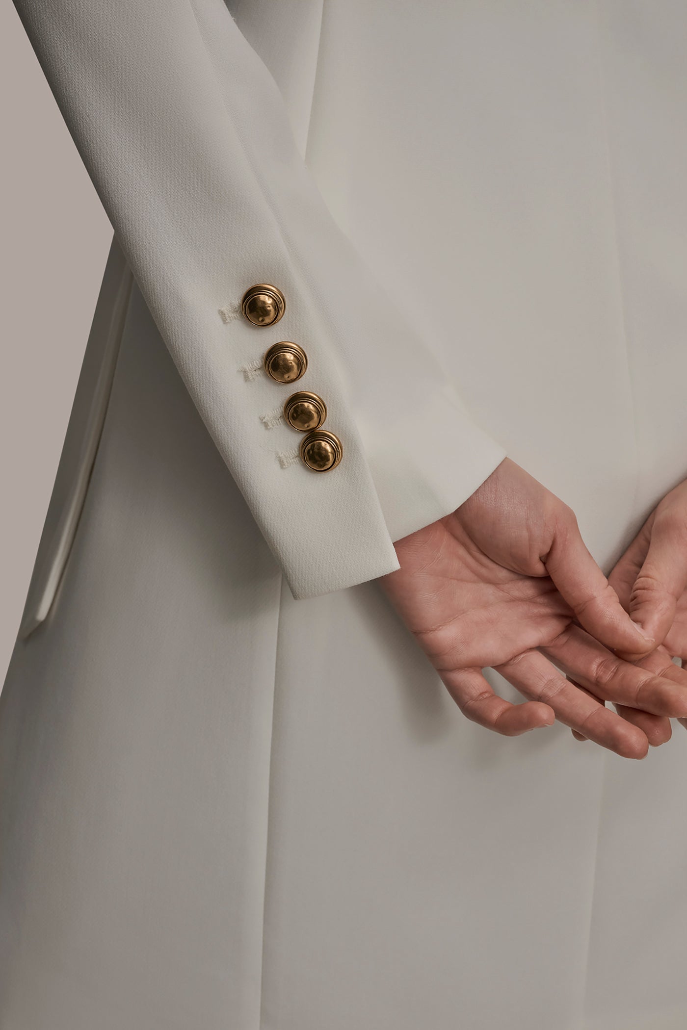 Donna Karan | LONG SLEEVE MINI WRAP JACKET DRESS