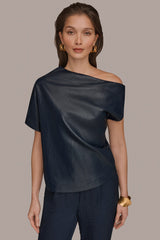 Donna Karan | ASYMMETRIC ANGLE HEM TOP