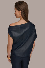 Donna Karan | ASYMMETRIC ANGLE HEM TOP