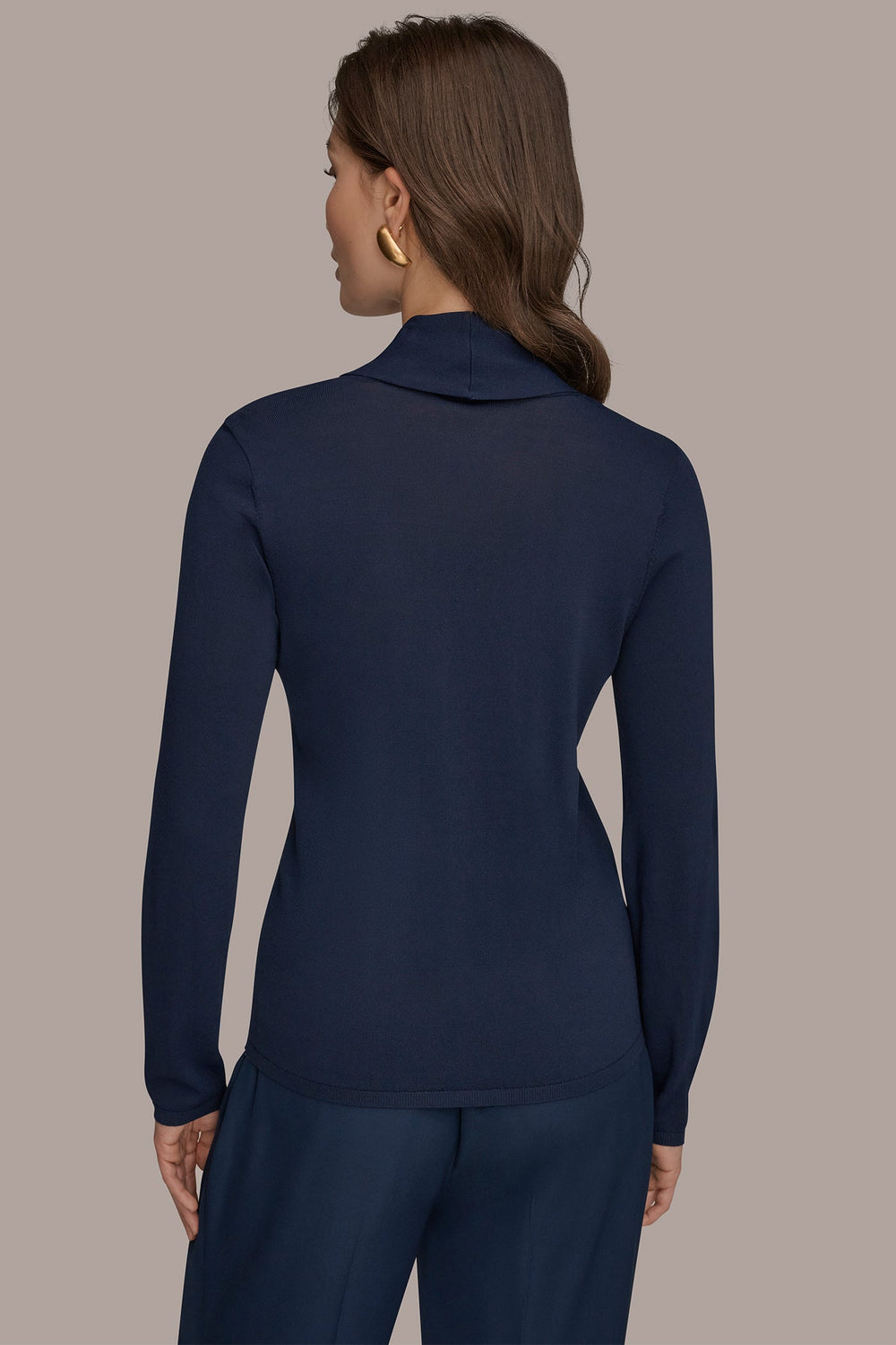 Donna Karan | DRAPED SCARF SWEATER