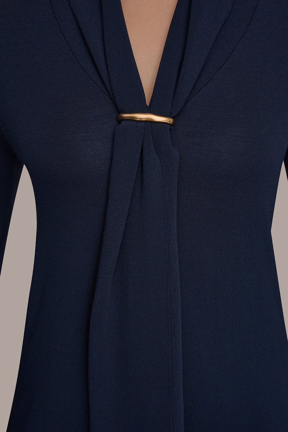 Donna Karan | DRAPED SCARF SWEATER
