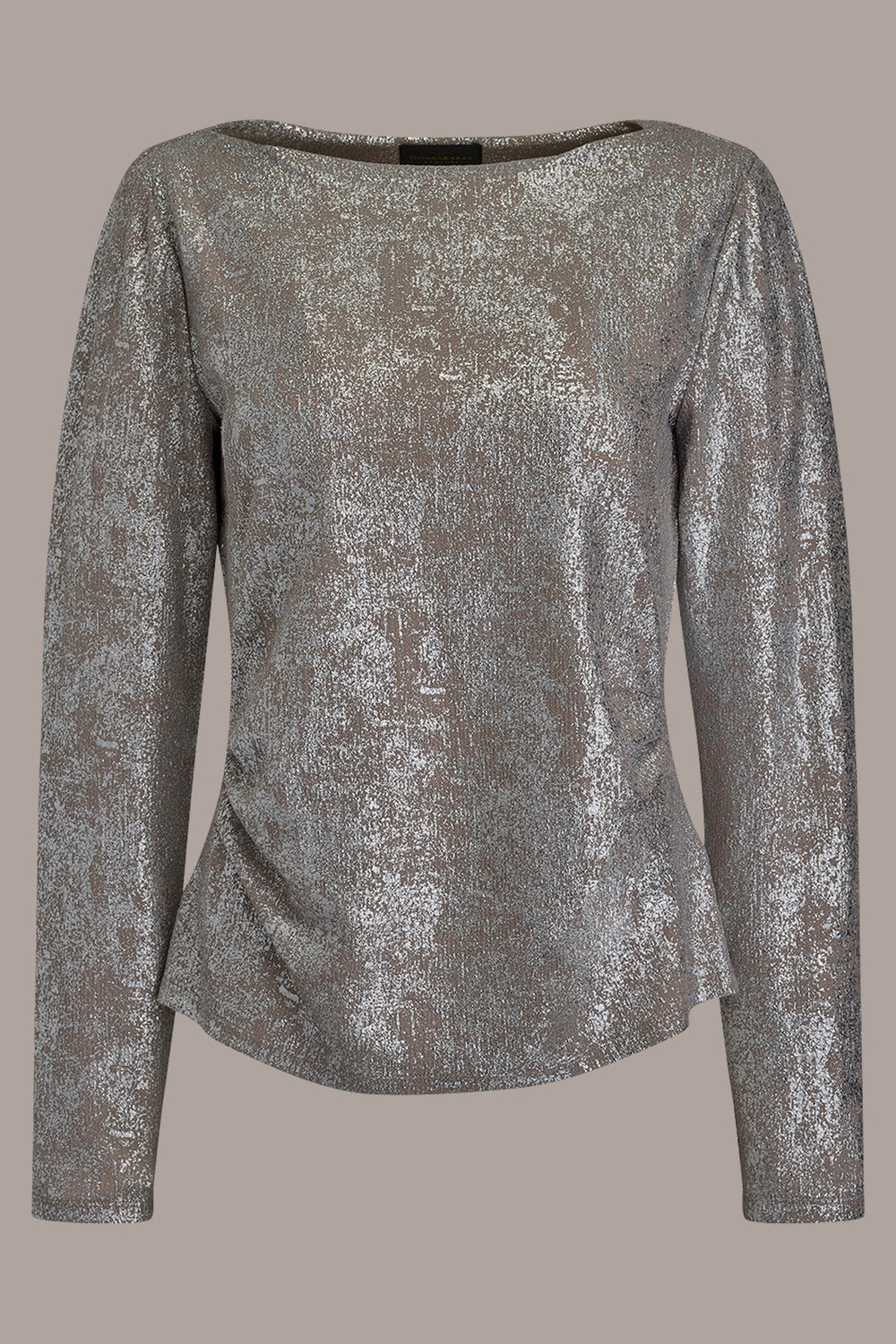 Donna Karan | LONG SLEEVE FOIL TOP