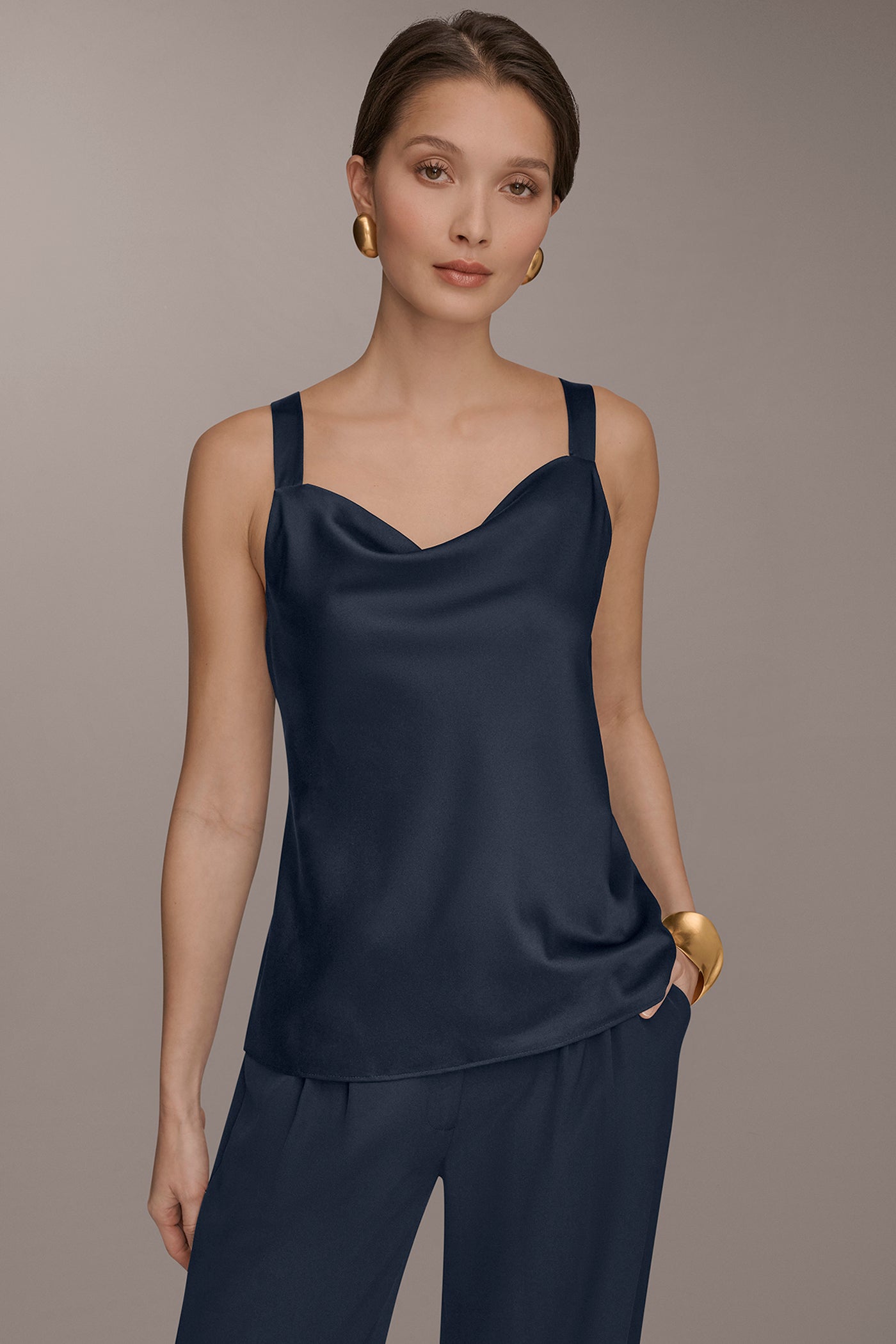 Donna Karan | COWL-NECK CAMI