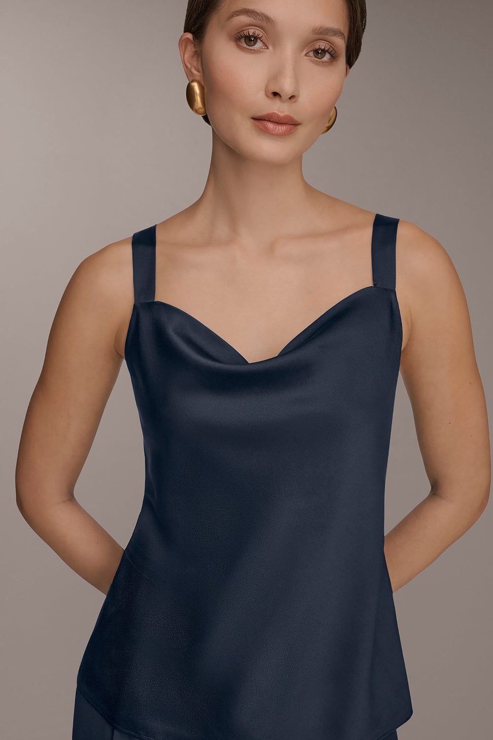 Donna Karan | COWL-NECK CAMI