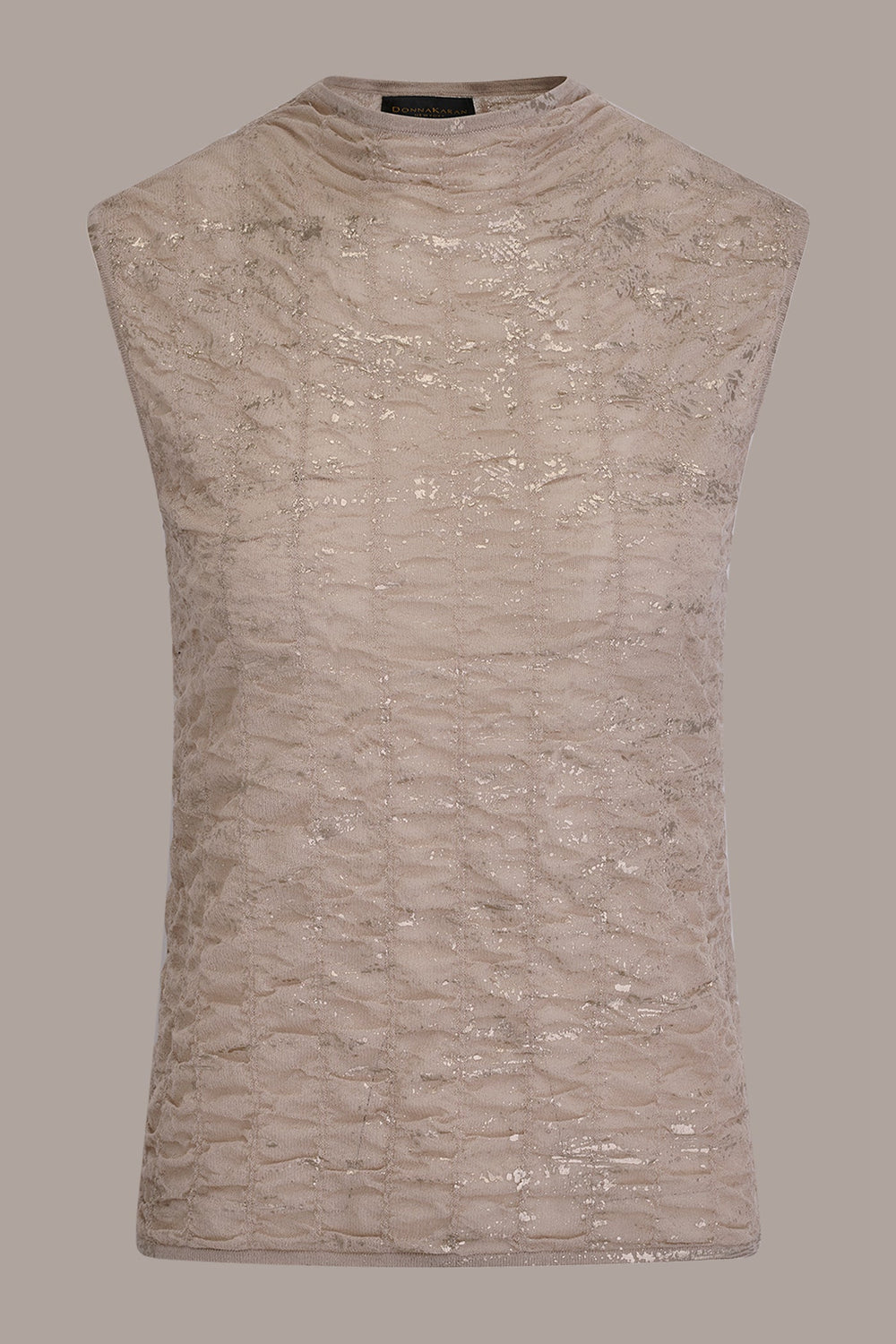 Donna Karan | METALLIC RUCHED SWEATER