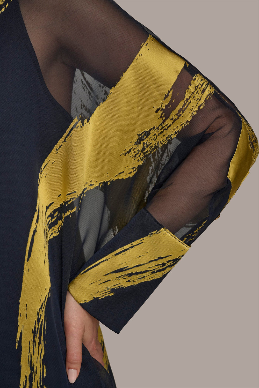 Donna Karan | PRINT COLLARED TUNIC
