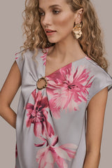 Donna Karan | CIRCLE KEYHOLE BLOUSE