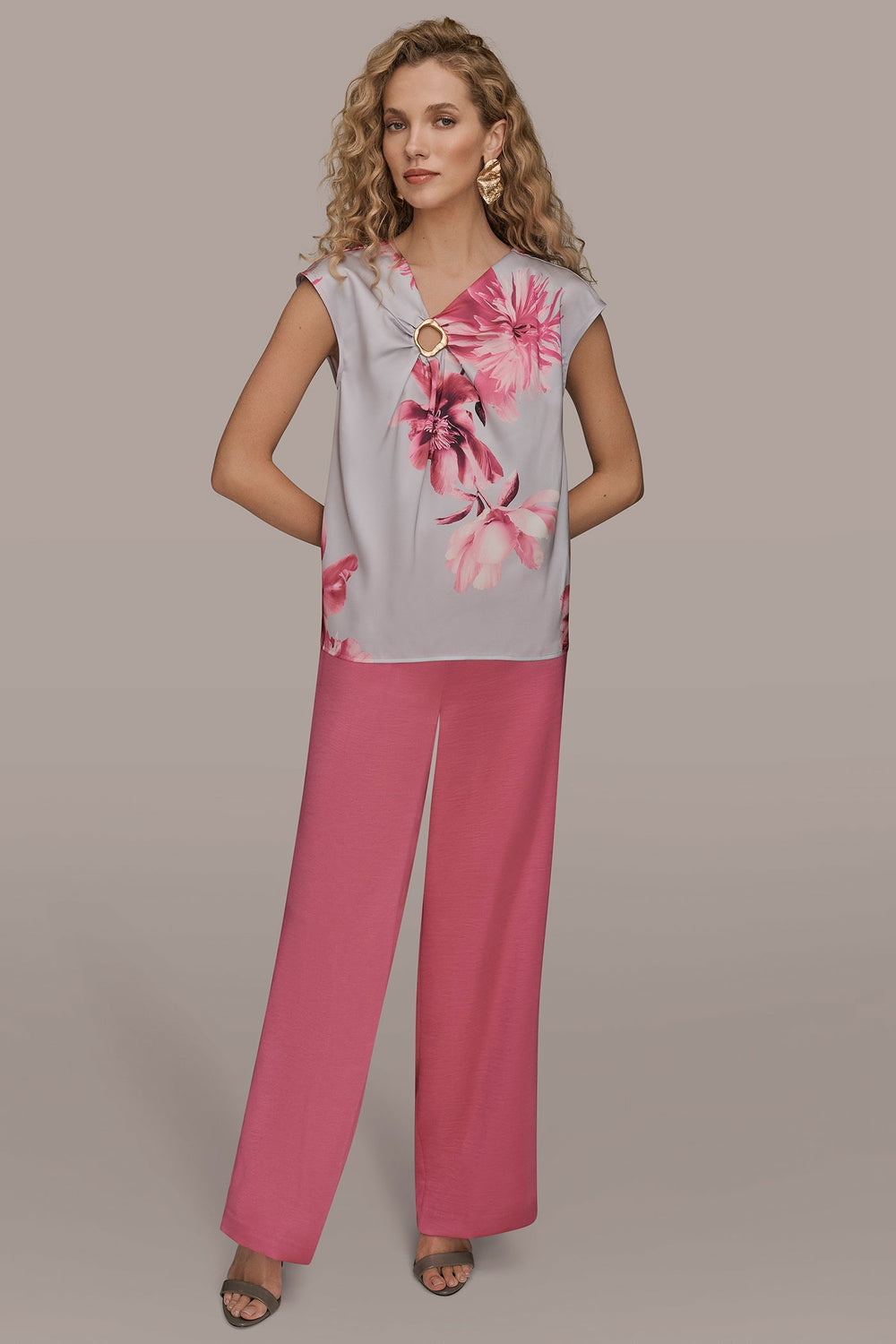 Donna Karan | CIRCLE KEYHOLE BLOUSE