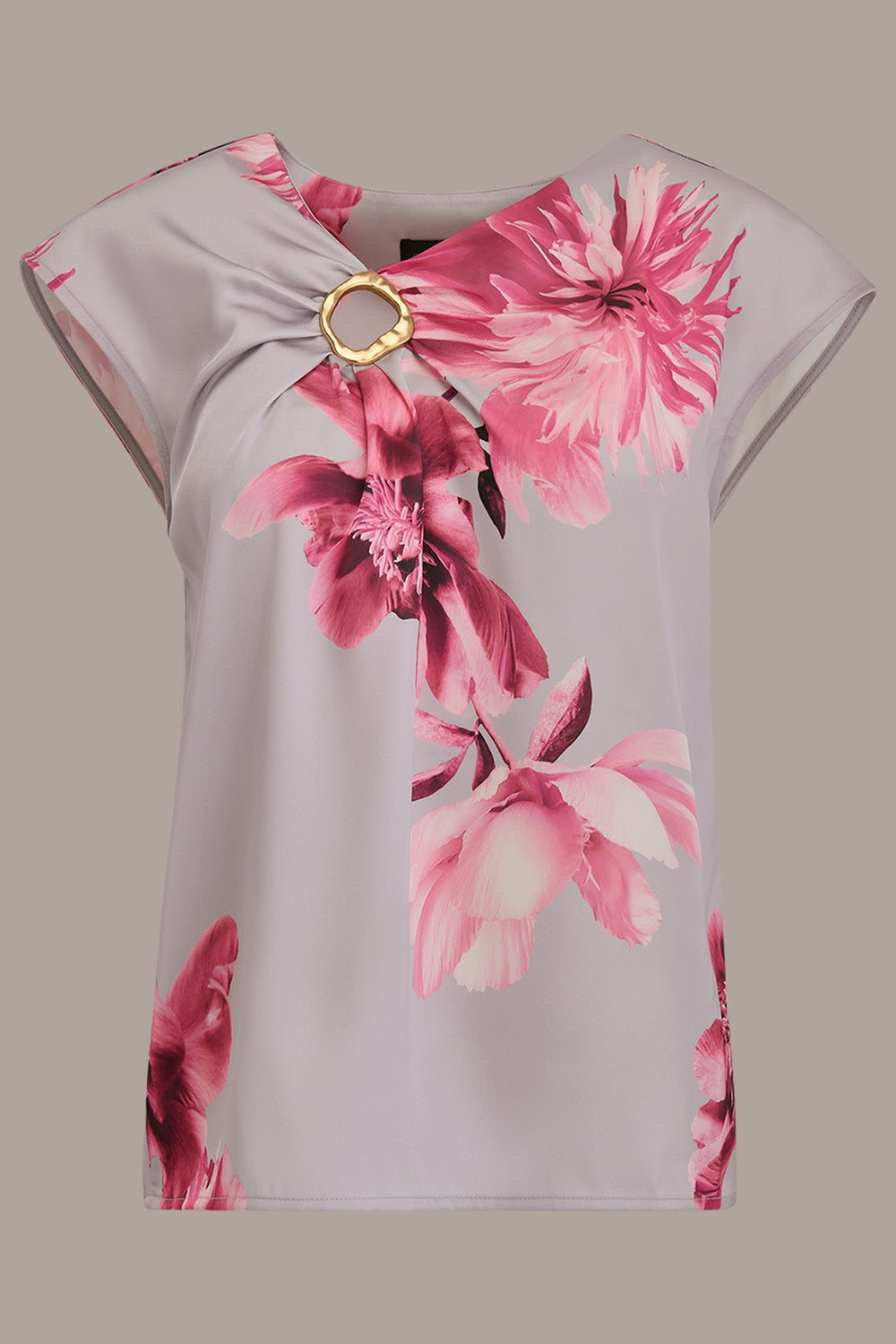 Donna Karan | CIRCLE KEYHOLE BLOUSE