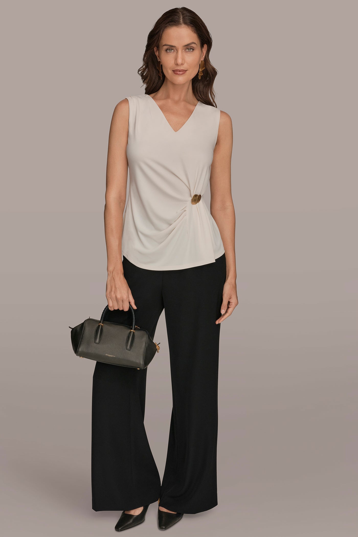 Donna Karan | V-NECK TOP