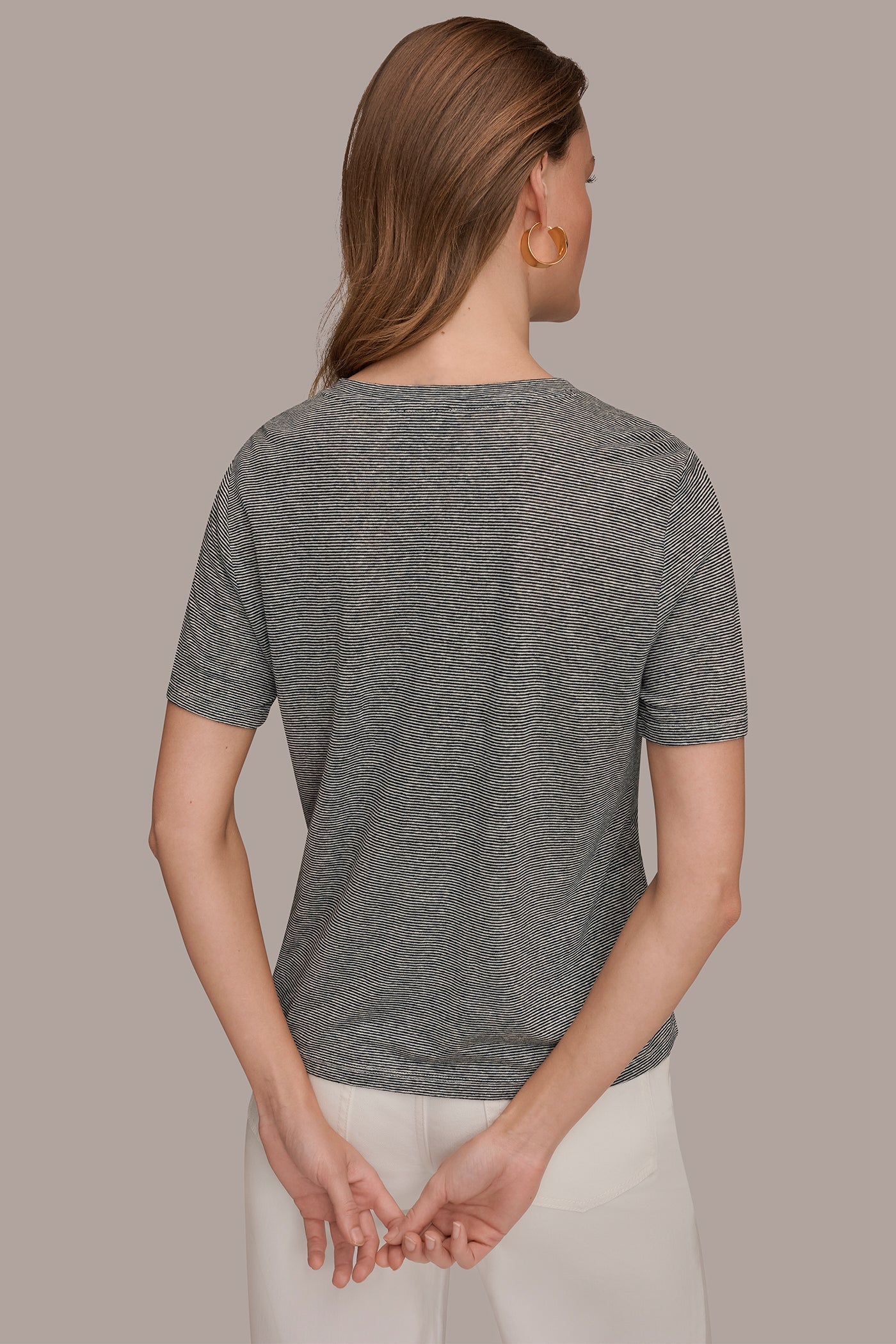 Donna Karan | SHORT SLEEVE TEE