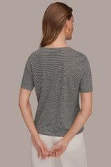 Donna Karan | SHORT SLEEVE TEE