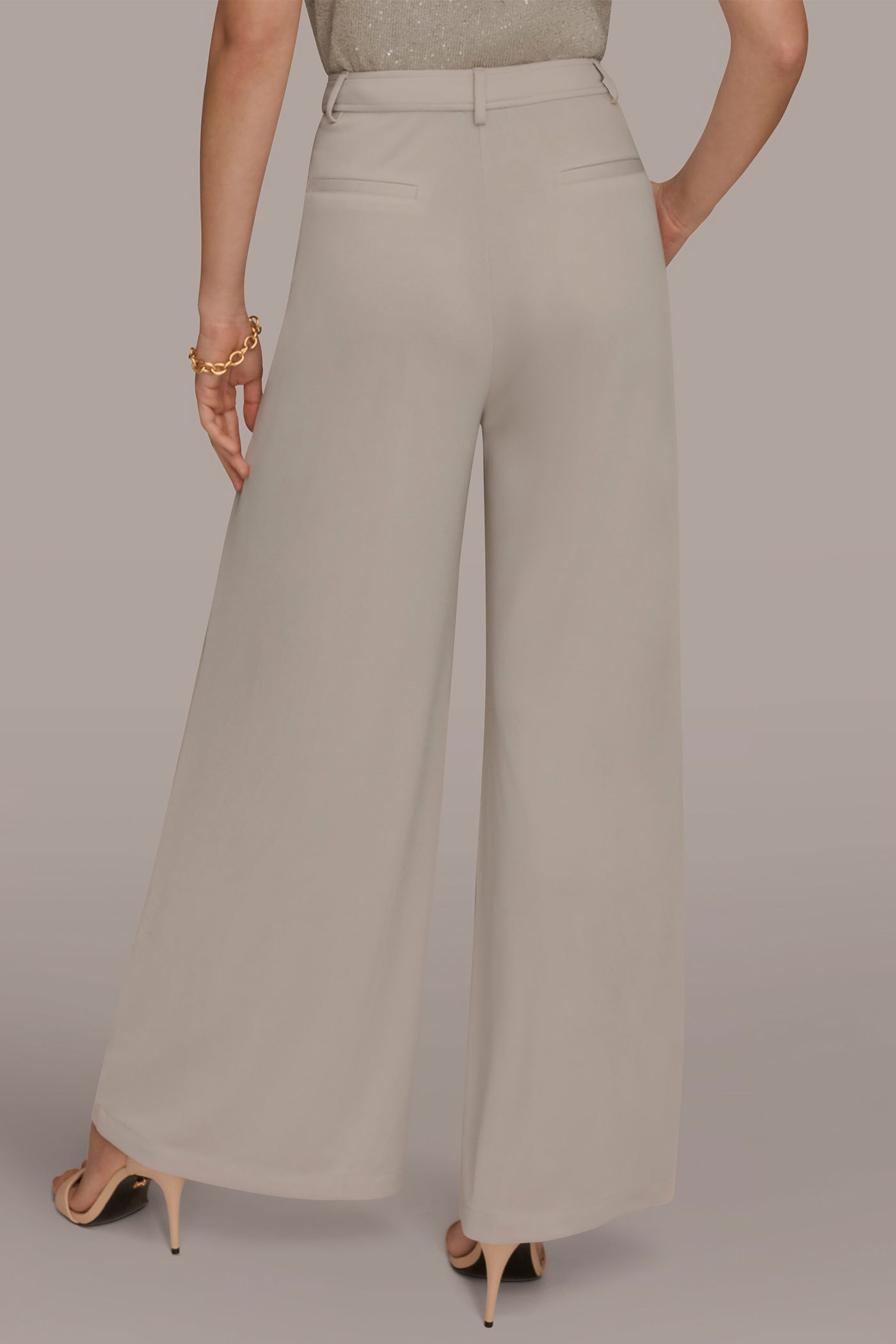 Donna Karan | PLEATED KNIT PANT