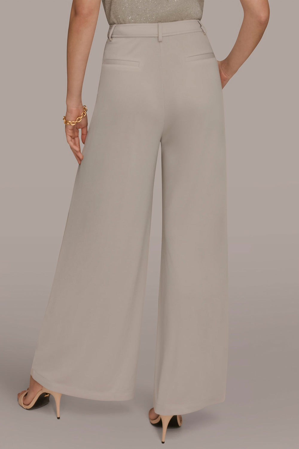 Donna Karan | PLEATED KNIT PANT
