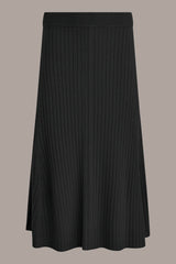 Donna Karan | RIBBED SWEATER MIDI A-LINE SKIRT