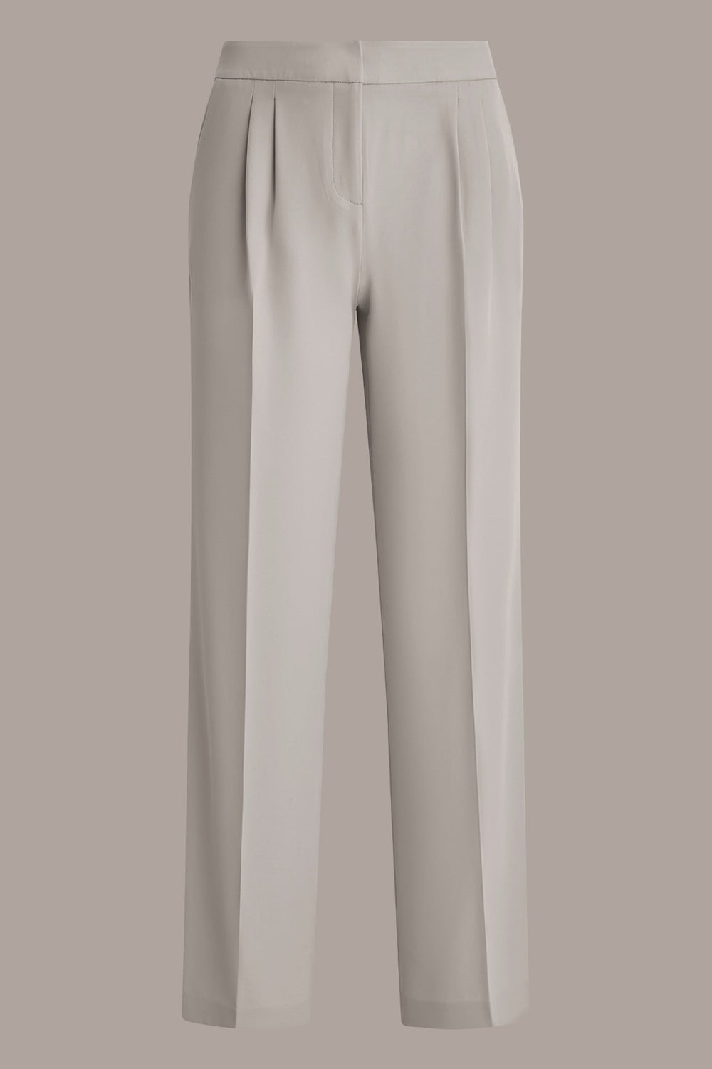 Donna Karan | MID-RISE PLEATED WIDE-LEG SUIT PANT