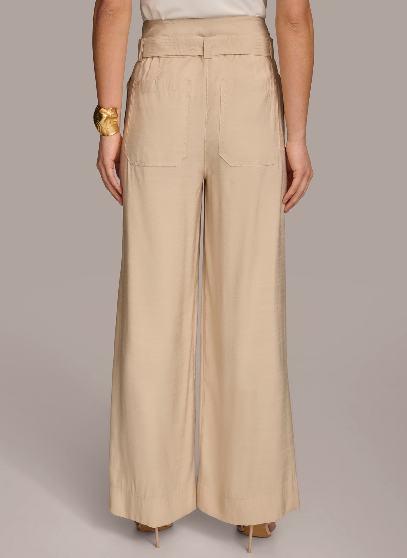 Donna Karan | HIGH WAIST WIDE LEG PANT