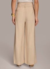 Donna Karan | HIGH WAIST WIDE LEG PANT