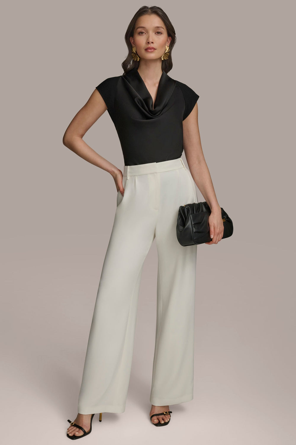 Donna Karan | WIDE PANT WITH PLEATS