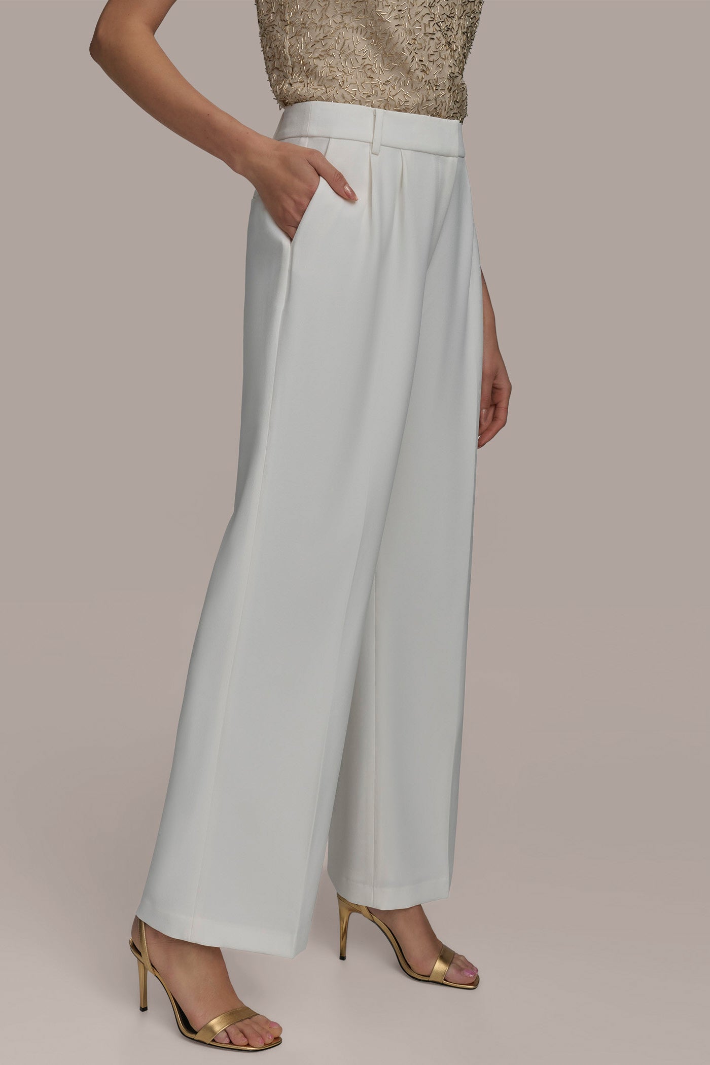 Donna Karan | WIDE PANT WITH PLEATS