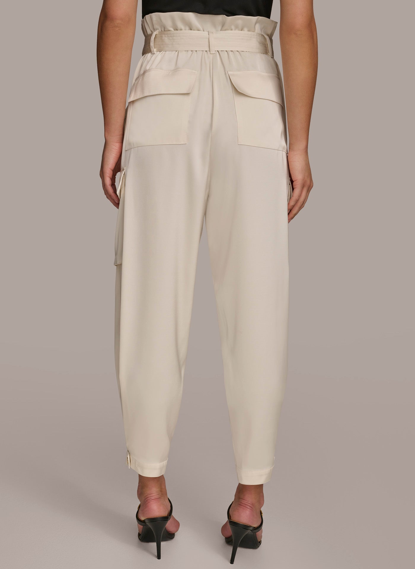 Donna Karan | CARGO PANT WITH TIE BELT