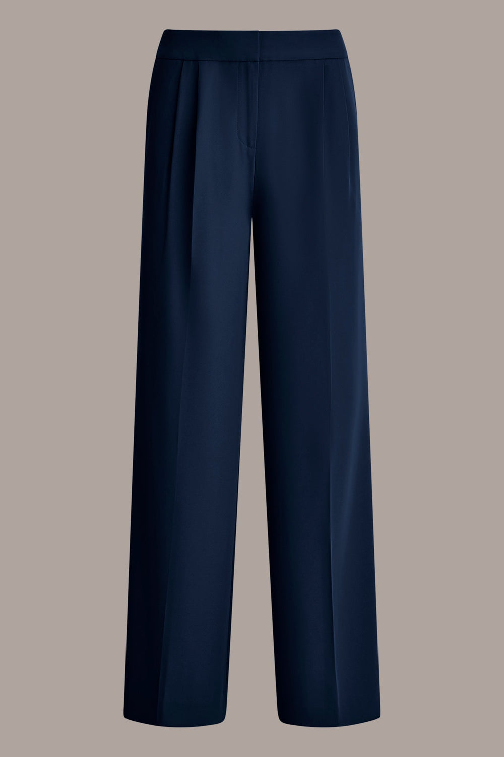 Donna Karan | MID-RISE PLEATED WIDE-LEG SUIT PANT