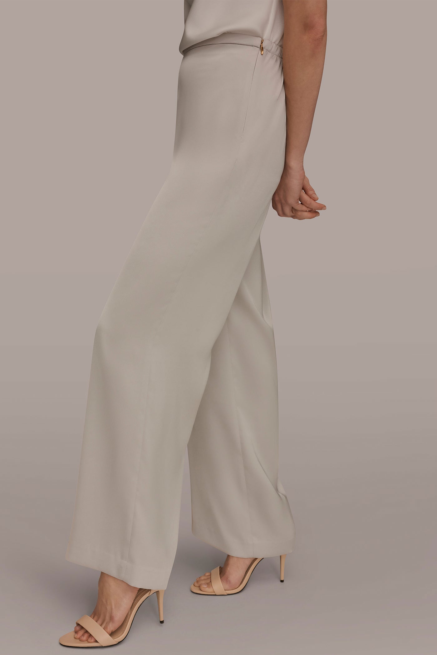 Donna Karan | WIDE LEG PULL ON PANT