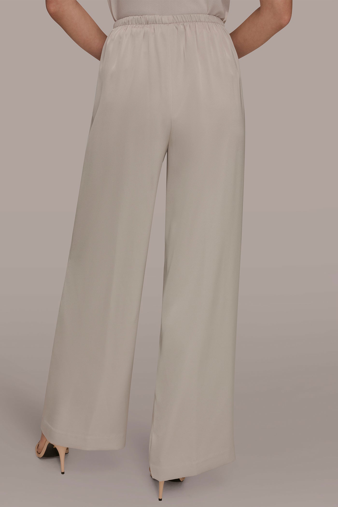 Donna Karan | WIDE LEG PULL ON PANT