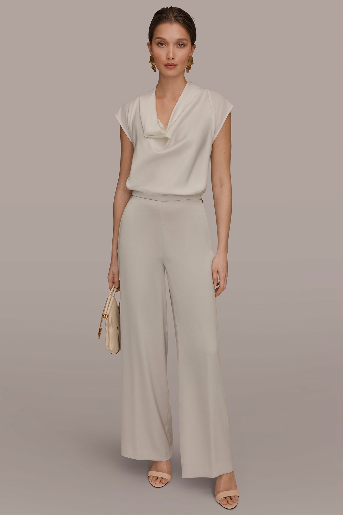 Donna Karan | WIDE LEG PULL ON PANT