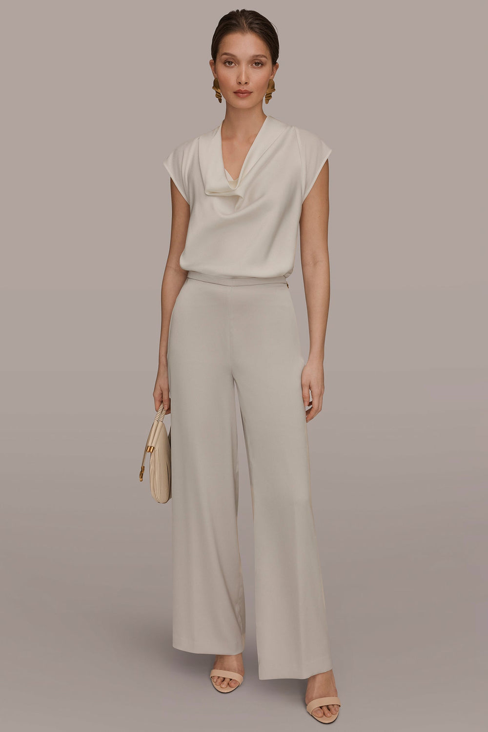 Donna Karan | WIDE LEG PULL ON PANT
